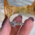 Halbkarätiger Moissanit-Sterlingsilber-Rundrosenring Arya